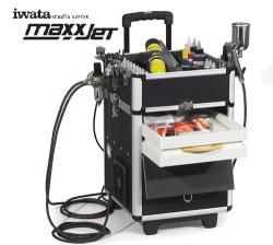 Compressore Silenzioso Iwata IS 975 PowerJet Pro - Con Serbatoio 2L, Due Uscite, Per Aerografo